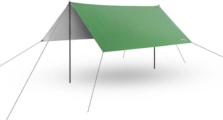 NILS Camp travel tarp green