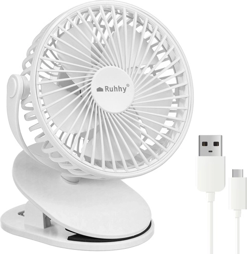 White Wireless Ruhhy Fan