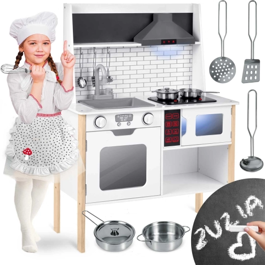 Puidust interaktiivne laste köök RICOKIDS RC-846