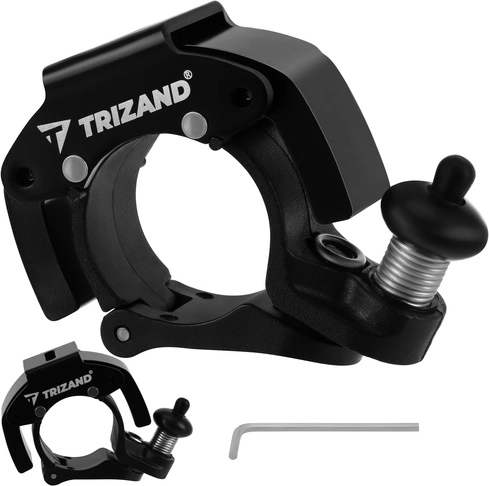 Mehaaniline jalgrattakell TRIZAND, must, 100 dB