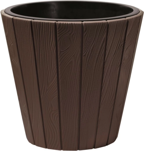 Woode lillepott sisuga 48,8 cm, pruun