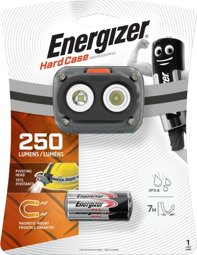 Energizer magnetiline pealamp Hard Case Pro, 250 lm, IPX4