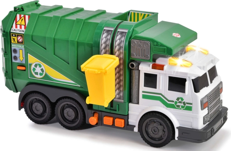 Töötav prügikasti tõstuk