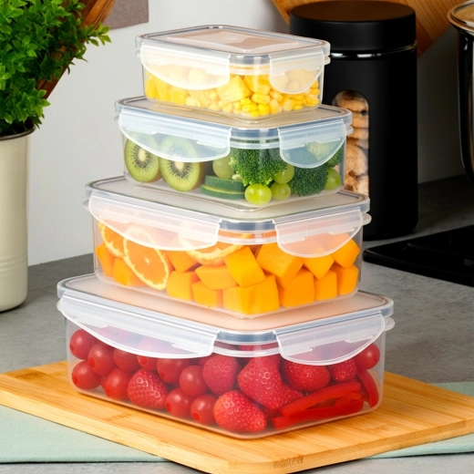 Airtight lid with 4 clips