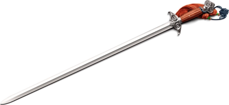 Cold Steel Chinese Leaf Gim – hiina mõõk 84,5 cm palisandripuust käepideme ja puidust tupiga