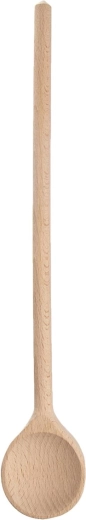 Puidust ümmargune segamislusikas 35 cm