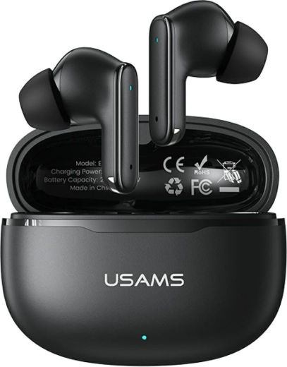 Juhtmevabad TWS-kõrvaklapid USAMS E05 Bluetooth 6.0, mustad