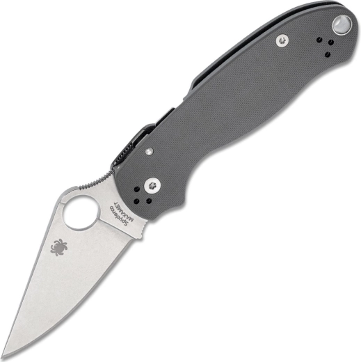Spyderco Para 3 Maxamet hall taskunuga 7,6 cm stonewash-viimistlusega ja G10 käepidemega
