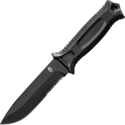 Gerber StrongArm must outdoor-nuga osaliselt sakilise teraga 12,7 cm
