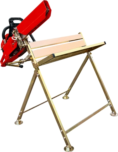 Metal wood-cutting sawhorse with saw holder 88 × 86 × 71 cm