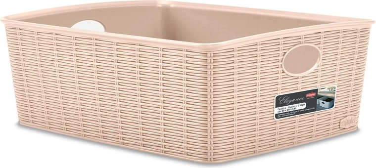 Korv Elegance beež 36 × 29 × 13 cm