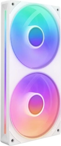 Dual fan NZXT F240 RGB Core PWM white