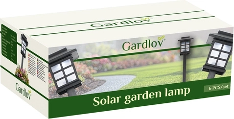 Solar garden LED lights Gardlov – set of 6 pcs