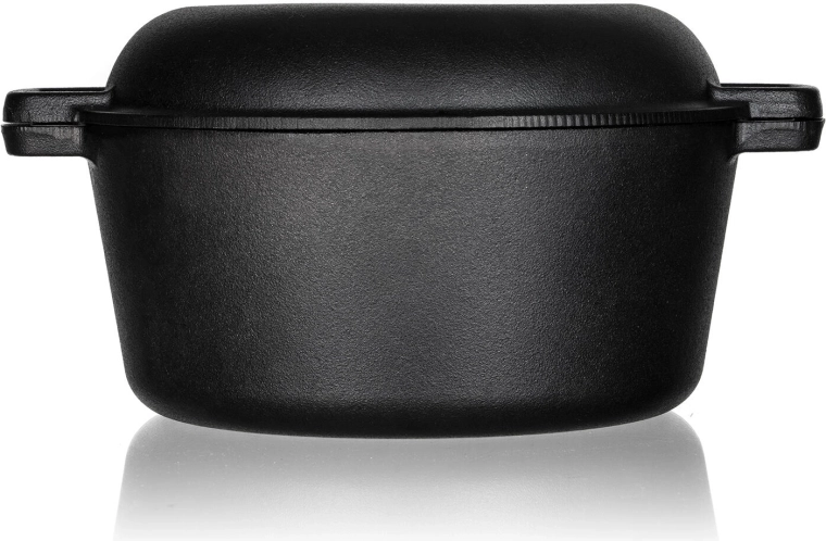 Heavy-duty cast iron for even heat