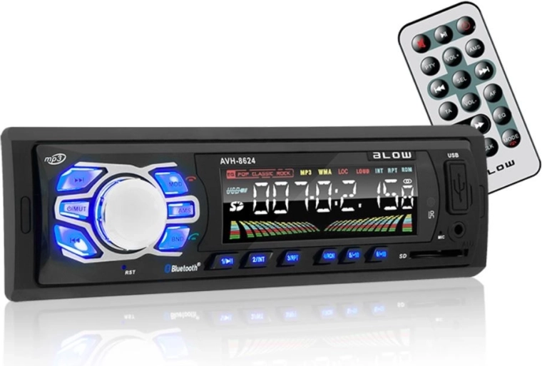 Bluetoothiga autoraadio MP3/USB/SD sisenditega
