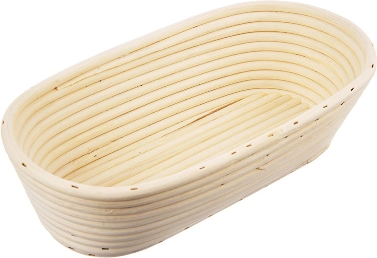 Rattanist kergituskorv leiva kergitamiseks 1 kg, 26 × 13 × 9 cm