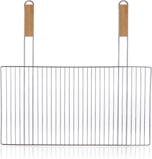 Grillrest BBQ 57 × 30 cm puidust käepidemetega