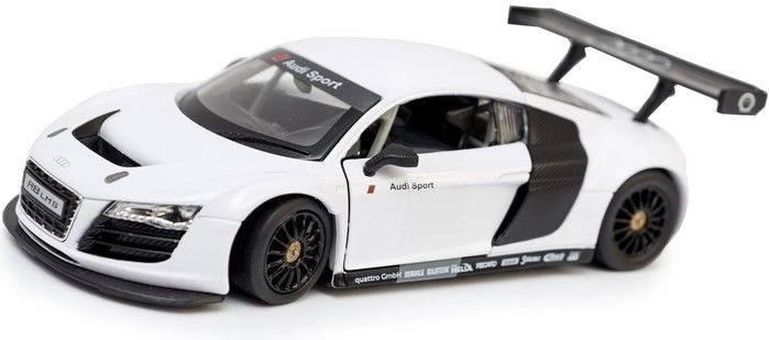 Audi R8 LMS-i automudel mõõtkavas 1:24, valge