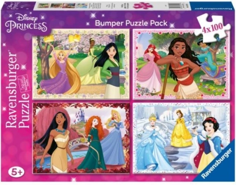 Ravensburger puzzle Disney printsessid 4×100 tükki