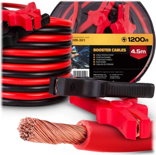 Humberg käivituskaablid 1200 A, 4,5 m