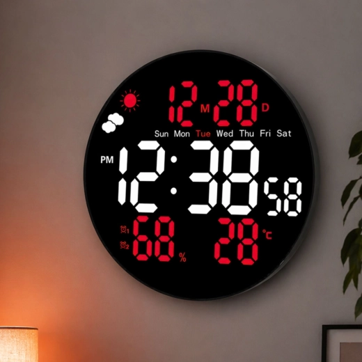 Temperatuur, niiskus, kuupäev ja nädalapäev ühes kohas
