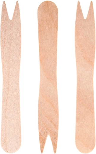 Natural birch wood without splinters