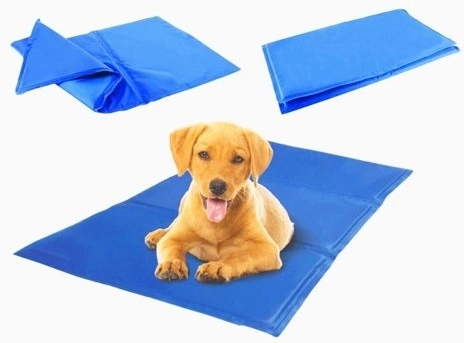 Cooling mat for dogs and cats 65 × 50 – Blue