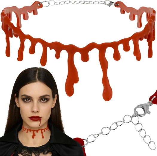 Ruhhy verine choker-kaelakee Halloweeniks – 1 tk