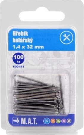 Tislerinaelad 32 × 1,4 mm, 100 tk