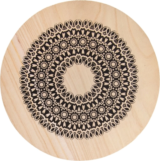 Wooden Trivet Mandala 20 cm