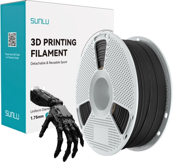 Sunlu Easy PA nailonfilament 1,75 mm 1 kg must