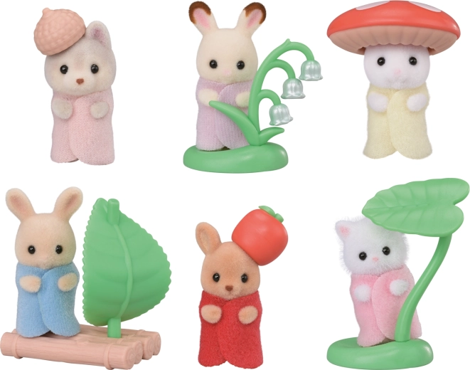 Sylvanian Families beebiloomad metsakostüümides (juhuslik kotike)