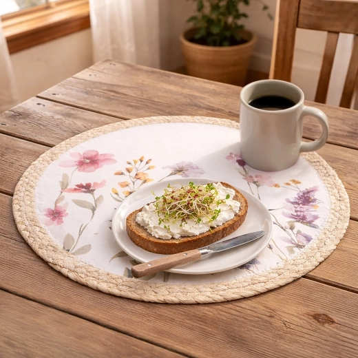 Ümmargune kuju 38 cm igapäevaseks laua katmiseks