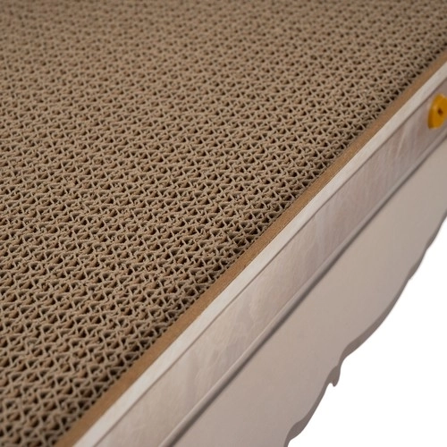 Durable cardboard and solid MDF details