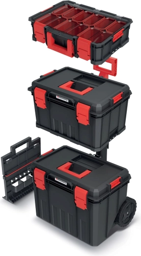 Kistenberg Modular Solution tööriistakohvrite ja korraldaja komplekt, must