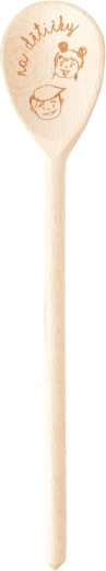 Puidust köögilusikas „Na dětíčky“ 30 cm