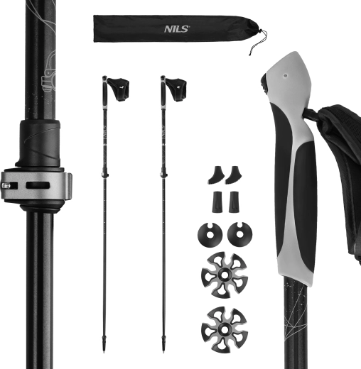 Nordic walking’u kepid NILS kiirkinnituse ja ergonoomilise käepidemega