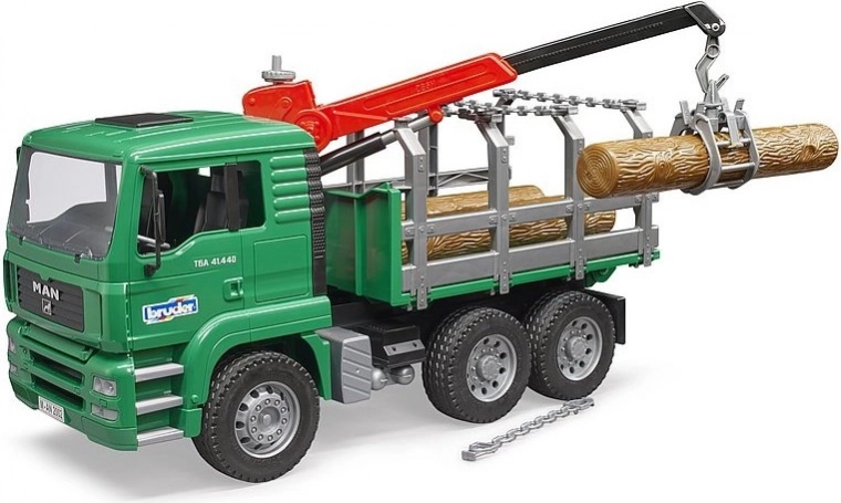 Bruder MAN timber truck with trailer