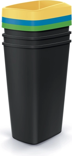 Compacta Q Drop prügikastide komplekt 3×45 l