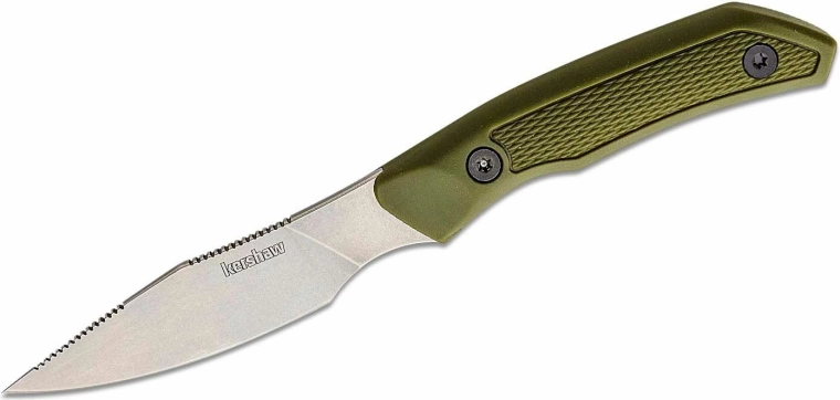 Täpne D2 terasest stonewash-viimistlusega tera