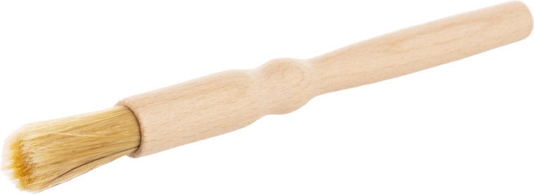 Ümmargune puidust küpsetuspintsel pöögipuust, 18,5 cm