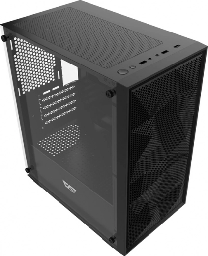 Arvutikorpus DarkFlash M305 Mesh ilma ventilaatoriteta, must