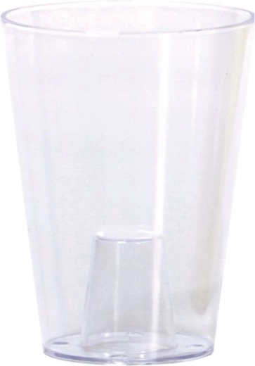 Orhideepott Coubi Orchid 13 cm – läbipaistvalt valge