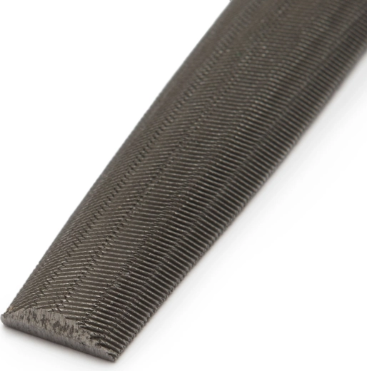 Hardened surface with a double cut