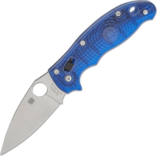 Spyderco Manix 2 Lightweight taskunuga poolläbipaistev sinine