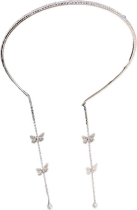 Decorative Headband with Butterfly Motif