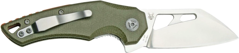 Micarta-käepide ja taskuklamber