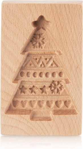 Puidust küpsisevorm – jõulukuusk 13 × 8 cm