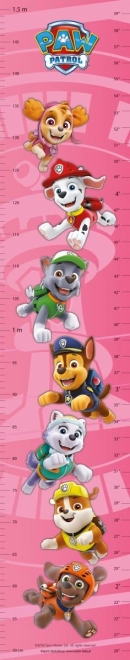 kasvumõõdik PAW PATROL roosa
