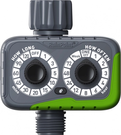 Automaatne voolikuga taimer RainPoint aiakastmiseks